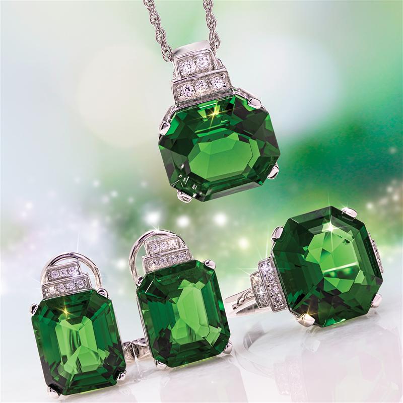 Fancy Elevation Helenite & Diamond Collection